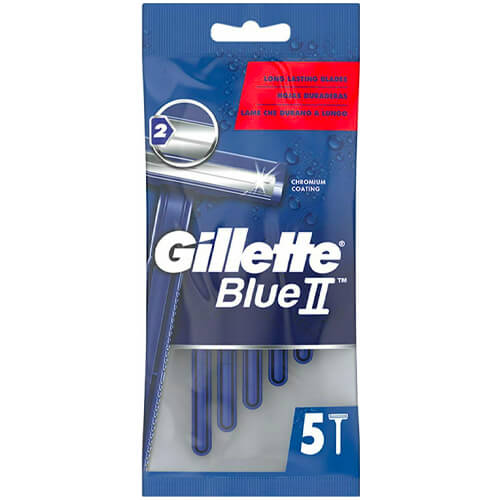 GILLETTE ΞΥΡΑΦΑΚΙΑ BLUE II (5τεμ.) - (SIMPLE)
