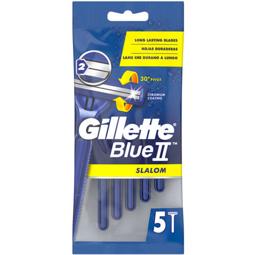 GILLETTE ΞΥΡΑΦΑΚΙΑ BLUE II (5τεμ.) - (SLALOM)