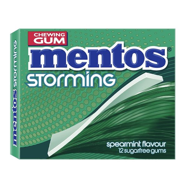 MENTOS STORMING 12x33gr. - (SPEARMINT) (1578415)
