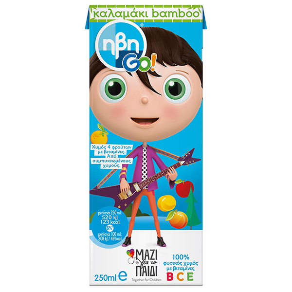 ΗΒΗ ΧΥΜΟΣ GO 250ml - (BLUE)