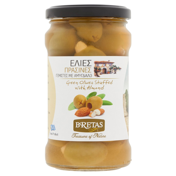 ΜΠΡΕΤΑΣ ΕΛΙΕΣ ΠΡΑΣΙΝΕΣ ΓΕΜΙΣΤΕΣ 314ml - (ΑΜΥΓΔΑΛΟ) (ΒΑΖΟ)