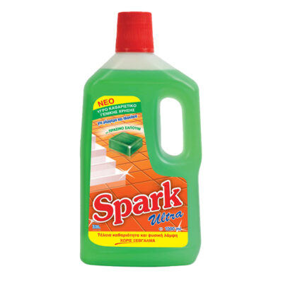 SPARK ΚΑΘΑΡΙΣΤΙΚΟ ΠΑΤΩΜΑΤΟΣ 1lit - (ΠΡΑΣΙΝΟ ΣΑΠΟΥΝΙ)