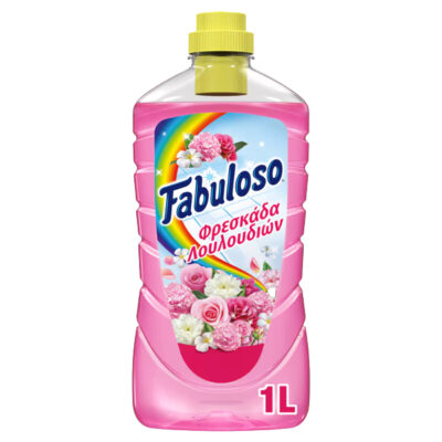 FABULOSO ΚΑΘΑΡΙΣΤΙΚΟ ΠΑΤΩΜΑΤΟΣ 1lt - (ΦΡΕΣΚΑΔΑ ΛΟΥΛΟΥΔΙΩΝ)