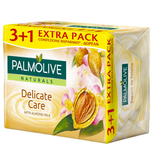PALMOLIVE ΣΑΠΟΥΝΙ 90gr - (ALMOND MILK) (3+1 ΔΩΡΟ)
