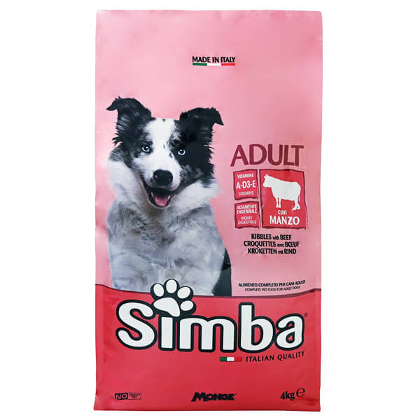 SIMBA ΣΚΥΛΟΤΡΟΦΗ ΚΡΟΚΕΤΑ 4kg - (ΒΟΔΙΝΟ)