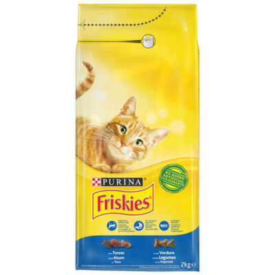 FRISKIES ΓΑΤΟΤΡΟΦΗ ΚΡΟΚΕΤΑ 2kg - (ΤΟΝΟ-ΛΑΧΑΝΙΚΑ)