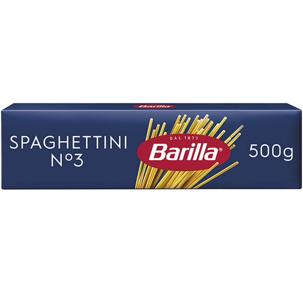 BARILLA 500gr - No   3 (SPAGHETTINI)