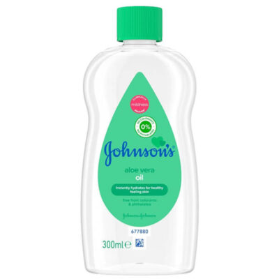 JOHNSONS BABY OIL 300ml - (ALOE VERA)