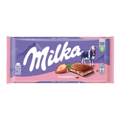MILKA ΣΟΚΟΛΑΤΑ 100gr - (STRAWBERRY ΚΑΙ YOGHURT)