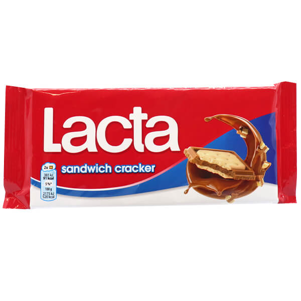 LACTA ΣΟΚΟΛΑΤΑ  87gr. SANDWICH  - (ΜΙΝΙ ΚΡΑΚΕΡ)