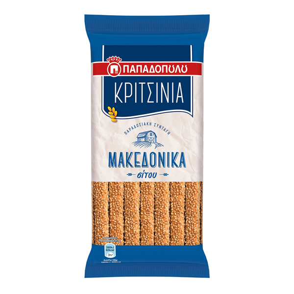 ΠΑΠΑΔΟΠΟΥΛΟΥ ΚΡΙΤΣΙΝΙΑ ΜΑΚΕΔΟΝΙΚΑ 200gr. - (ΣΙΤΟΥ)