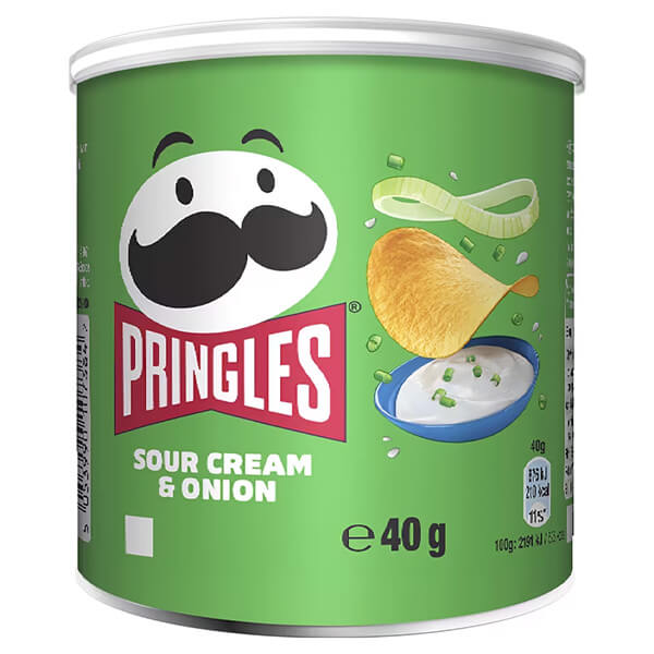 PRINGLES ΤΣΙΠΣ  40gr - (SOUR CREAM ΚΑΙ ONION)