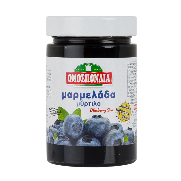 ΟΜΟΣΠΟΝΔΙΑ ΜΑΡΜΕΛΑΔΑ 360gr. - (ΜΥΡΤΙΛΑ)