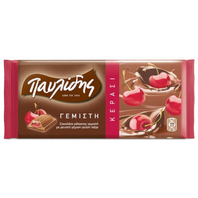 ΠΑΥΛΙΔΗΣ ΣΟΚΟΛΑΤΑ ΓΕΜΙΣΤΗ 100gr. - (ΚΕΡΑΣΙ)