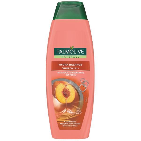 PALMOLIVE ΣΑΜΠΟΥΑΝ 350ml - (NATURALS) (HYDRA BALANCE 2in1) (PEACH)