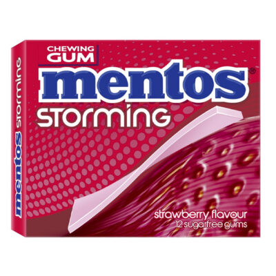 MENTOS STORMING 12x33gr. - (STRAWBERRY) (1578403)