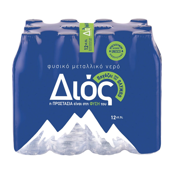 ΔΙΟΣ ΦΥΣΙΚΟ ΜΕΤΑΛΛΙΚΟ ΝΕΡΟ (12x0,5lit)