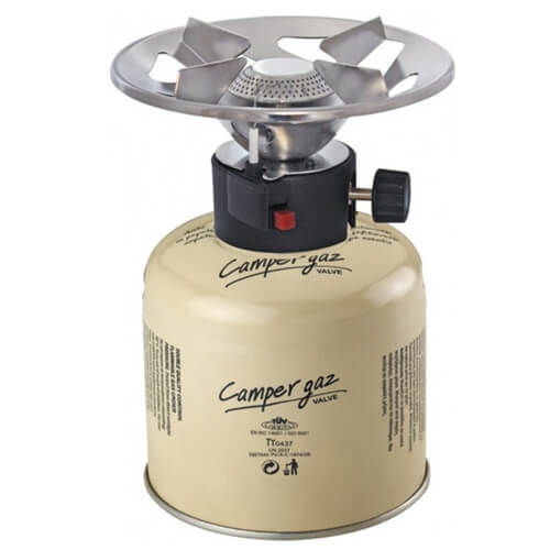 CAMPER GAS ΚΑΜΙΝΕΤΟ ΚΑΙ ΦΙΑΛΗ VALVE 500gr. - (PIEZZO)