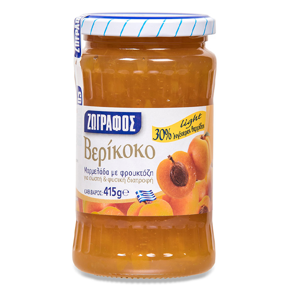 ΖΩΓΡΑΦΟΣ ΜΑΡΜΕΛΑΔΑ ΜΕ ΦΡΟΥΚΤΟΖΗ 415gr. - (ΒΕΡΥΚΟΚΟ)