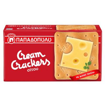 ΠΑΠΑΔΟΠΟΥΛΟΥ CREAM CRACKERS 140gr. - (ΣΙΤΟΥ)