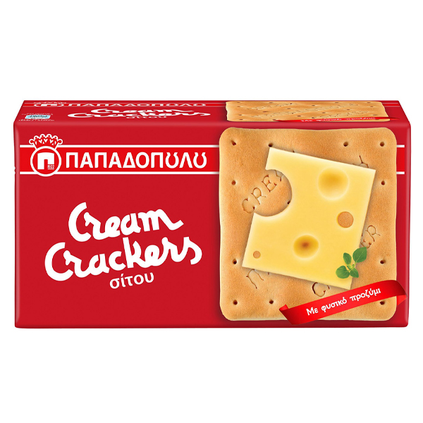 ΠΑΠΑΔΟΠΟΥΛΟΥ CREAM CRACKERS 140gr. - (ΣΙΤΟΥ)