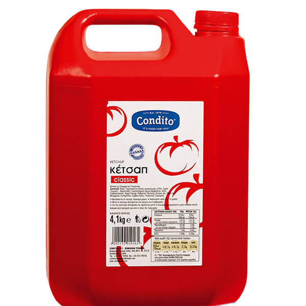 CONDITO KETCHUP  4,1kg - (ΜΠΕΤΟΝΙ)