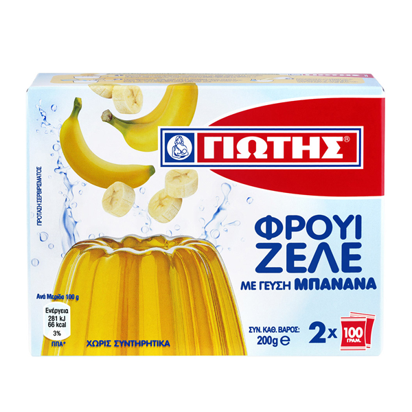 ΓΙΩΤΗΣ ΦΡΟΥΙ ΖΕΛΕ 200gr. - (ΜΠΑΝΑΝΑ)