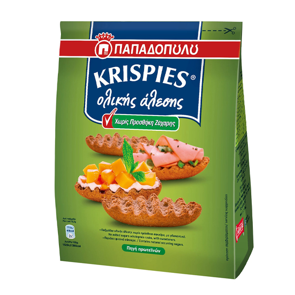 ΠΑΠΑΔΟΠΟΥΛΟΥ KRISPIES 200gr. - (ΟΛΙΚΗΣ) (ΧΩΡΙΣ ΖΑΧΑΡΗ)