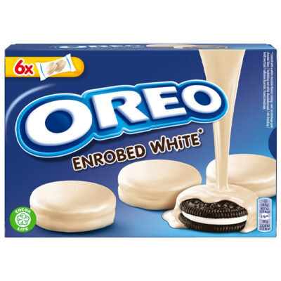 OREO ΜΠΙΣΚΟΤΑ ΕΠΙΚΑΛΥΨΗ ΛΕΥΚΗΣ ΣΟΚΟΛΑΤΑΣ 246gr - (WHITE CHOC)