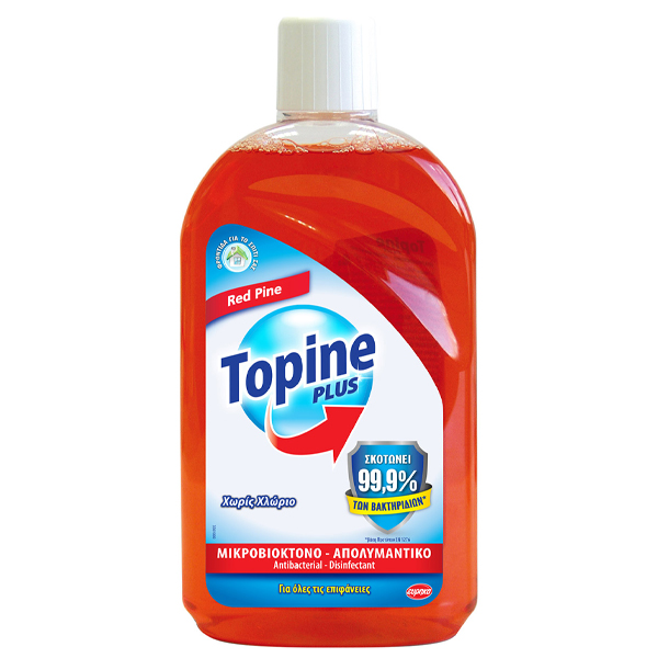TOPINE ΑΠΟΛΥΜΑΝΤΙΚΟ  1lit - (RED PINE) PLUS