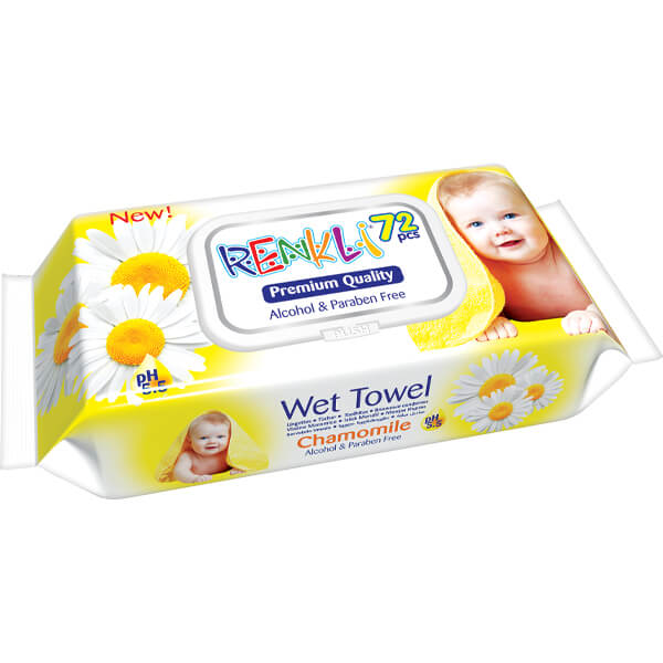 RENKLI ΜΩΡΟΜΑΝΤΗΛΑ ΜΕ ΚΑΠΑΚΙ  72τεμ. - (CHAMOMILE) (PREMIUM SERIES)