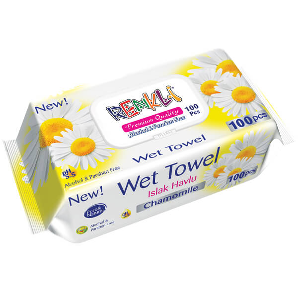 RENKLI ΜΩΡΟΜΑΝΤΗΛΑ ΜΕ ΚΑΠΑΚΙ 100τεμ. - (CHAMOMILE) (PREMIUM SERIES)