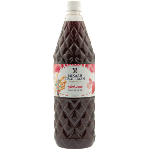 ΓΕΩΡΓΙΑΔΗ ΜΙΧΑΛΗ ΟΙΝΟΣ 1,5lit. - (ΗΜΙΓΛΥΚΟΣ ΕΡΥΘΡΟΣ) - (vol 11.5%)