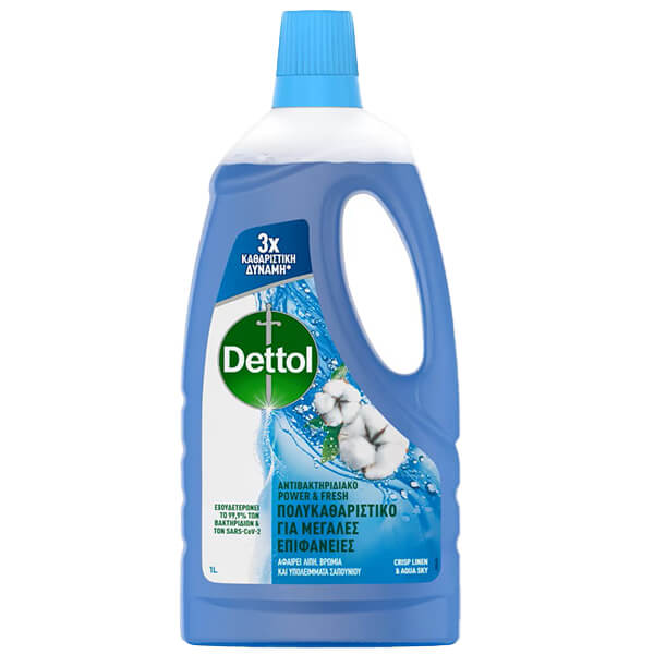 DETTOL ΥΓΡΟ ΠΟΛΥΚΑΘΑΡΙΣΤΙΚΟ 1lit - (ΘΑΛΑΣΣΙΝΗ ΦΡΕΣΚΑΔΑ)