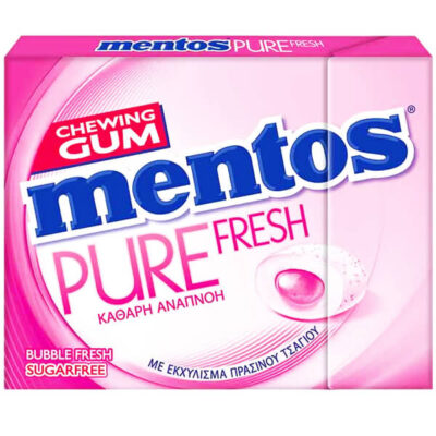 MENTOS PURE FRESH SLIM BOX (12x30gr) - (BUBBLE FRESH) (1675018)