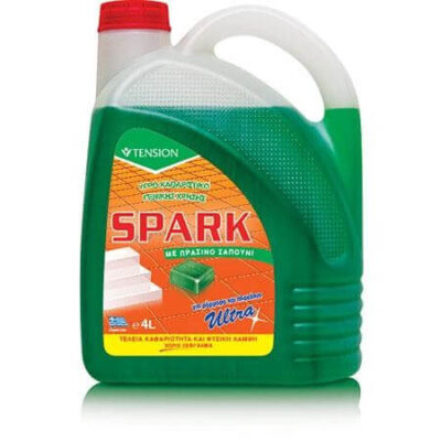 SPARK ΚΑΘΑΡΙΣΤΙΚΟ ΠΑΤΩΜΑΤΟΣ 4lit - (ΠΡΑΣΙΝΟ ΣΑΠΟΥΝΙ)