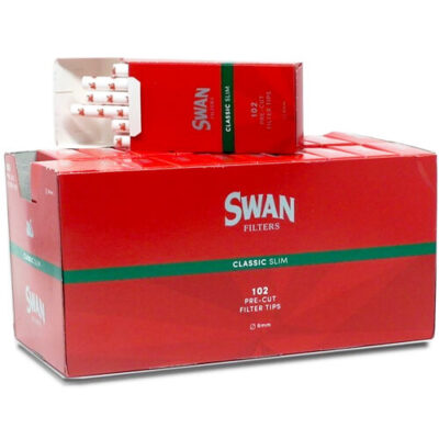 SWAN CLASSIC SLIM ΦΙΛΤΡΑΚΙΑ (102x20τεμ.) - (ΚΟΚΚΙΝΟ)