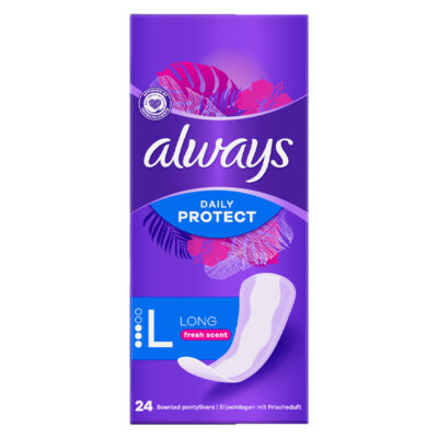ALWAYS ΣΕΡΒΙΕΤΑΚΙΑ DAILY PROTECT 24τεμ. - (LONG) (FRESH SCENT)