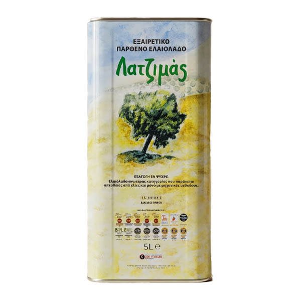 ΛΑΤΖΙΜΑΣ ΕΞΑΙΡΕΤΙΚΑ ΠΑΡΘΕΝΟ ΕΛΑΙΟΛΑΔΟ 5lit