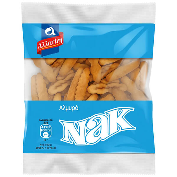 ΑΛΛΑΤΙΝΗ ΑΛΜΥΡΑ ΣΝΑΚ ΝΑΚ - (40gr.)