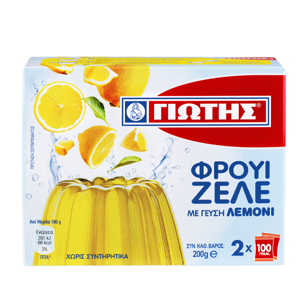 ΓΙΩΤΗΣ ΦΡΟΥΙ ΖΕΛΕ 200gr. - (ΛΕΜΟΝΙ)