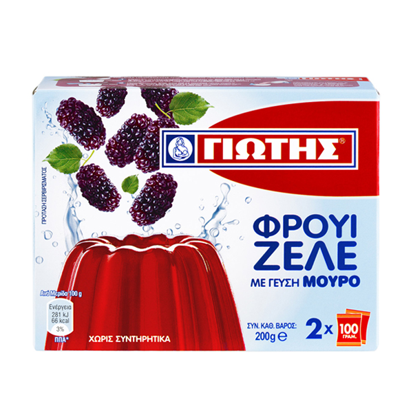 ΓΙΩΤΗΣ ΦΡΟΥΙ ΖΕΛΕ 200gr. - (ΜΟΥΡΟ)
