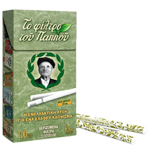 ΤΟΥ ΠΑΠΠΟΥ ΦΙΛΤΡΑΚΙΑ 6.5mm - (40x100φ) (ΜΕΜΒΡΑΝΗ) (47617)