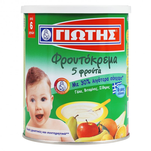 ΓΙΩΤΗΣ ΦΡΟΥΤΟΚΡΕΜΑ 5 ΦΡΟΥΤΑ 300gr.