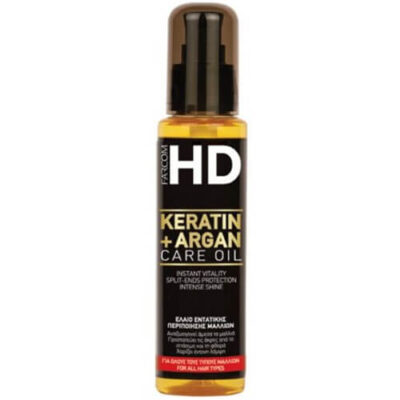 FARCOM HD OIL ΜΑΛΛΙΩΝ 100ml - (KERATIN+ARGAN)