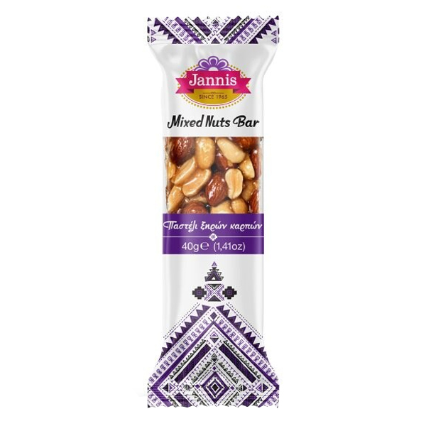 JANNIS BAR 40gr. - (MIXED NUTS)
