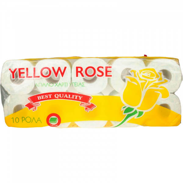YELLOW ROSE ΧΑΡΤΙ ΥΓΕΙΑΣ 3φυλλο 100gr. - (10 ΡΟΛΑ) (3011054)