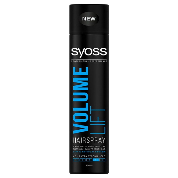 SYOSS HAIR SPRAY 400ml - (No 4) (VOLUME LIFT/ΜΠΛΕ)
