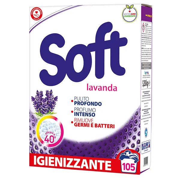 SOFT ΣΚΟΝΗ ΠΛΥΝΤΗΡΙΟΥ 105μεζ. (5,25kg)  - (ΛΕΒΑΝΤΑ)