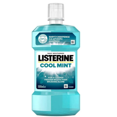 LISTERINE ΣΤΟΜΑΤΙΚΟ ΔΙΑΛΥΜΑ 500ml - (COOL MINT)